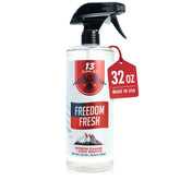 13 Supplies bottle front view showing label and 32 oz size benefit
