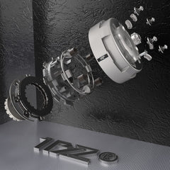 1PZ TA1-17T next to ruler to display 4.5-inch diameter and sizing assurance
