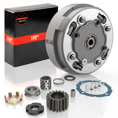 1PZ TA1-17T front view showing clutch face and fasteners for quick identification