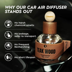 1Roadtrip bottle on car dashboard with non-slip pad providing stable in-vehicle scenting