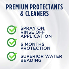 303 Products being sprayed on a car door for quick touchless application