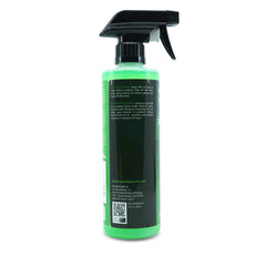 3D cleaner being sprayed on car trim for quick grime removal