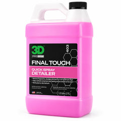 3D Final Touch front bottle showing label and gallon size benefit