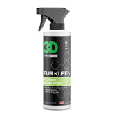3D Fur Kleen front bottle showing label and easy-spray nozzle for quick application