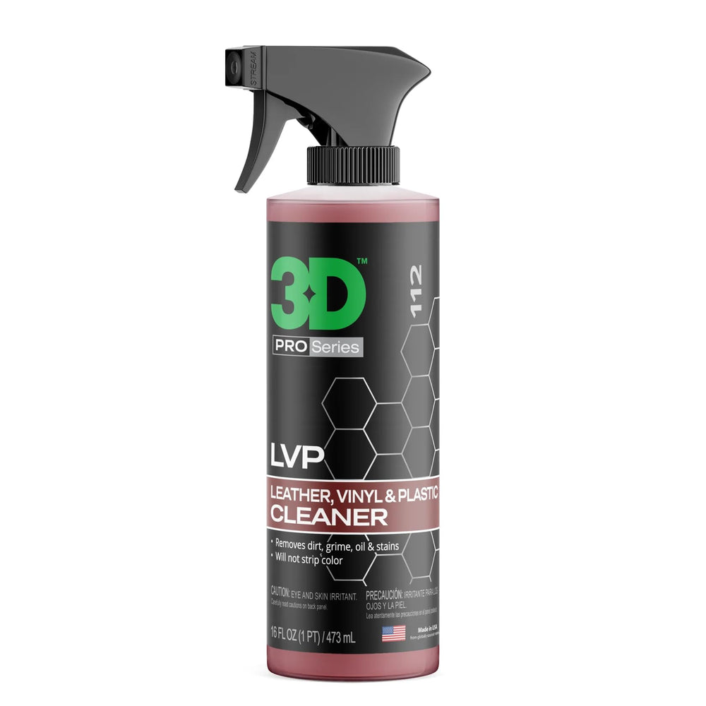 3D LVP front label showing product name and benefits