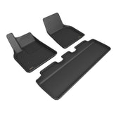 3D MAXpider front driver side mat showing perfect Model Y fit and protection