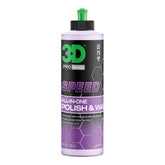 3D Speed front label on 8oz bottle showing product identity and benefit