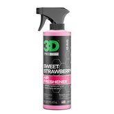 3D Sweet Strawberry front packaging showing bottle and label for easy identification
