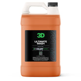 3D Ultimate Wash front gallon bottle showing product and branding, promotes ease of use
