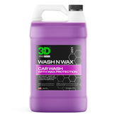 3D Wash N Wax front label showing product and quick protection benefits