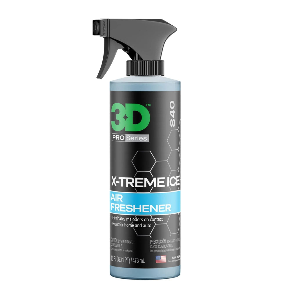 3D front bottle view showing scent label and easy identification benefit