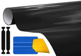 3M 1080 gloss black roll front view showing finish and branding for easy matching