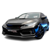 3M 2080 satin black front panel showing smooth satin finish and styling benefit