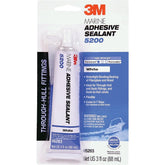 3M 5200 front view tube showing label and white sealant for clear identification and use
