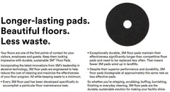 3M pad mounted on rotary machine for effective floor stripping
