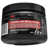 3M chrome and metal polish front label showing product name and size for quick identification and professional use