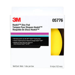 3M Hookit pad back with J-hooks offering fast disc changes and clean removal