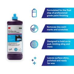 3M Perfect-It polish texture on pad close-up showing workable consistency
