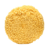 3M wool polishing pad front view showing Hookit backing and quick attachment benefit