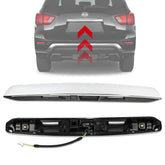 3mirrors chrome tailgate handle front view showing clean fit and restored look