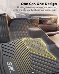 3W rear mats full coverage protecting carpet from dirt and spills