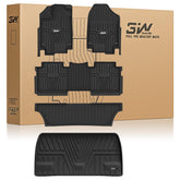 3W front row mats overview showing full coverage and protection