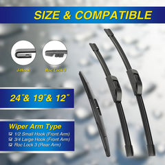 5 PLUS driver blade close-up showing robust metal base and consistent glass contact