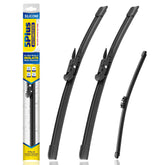 5 PLUS front blades in package showing included 28" pair and 11" rear