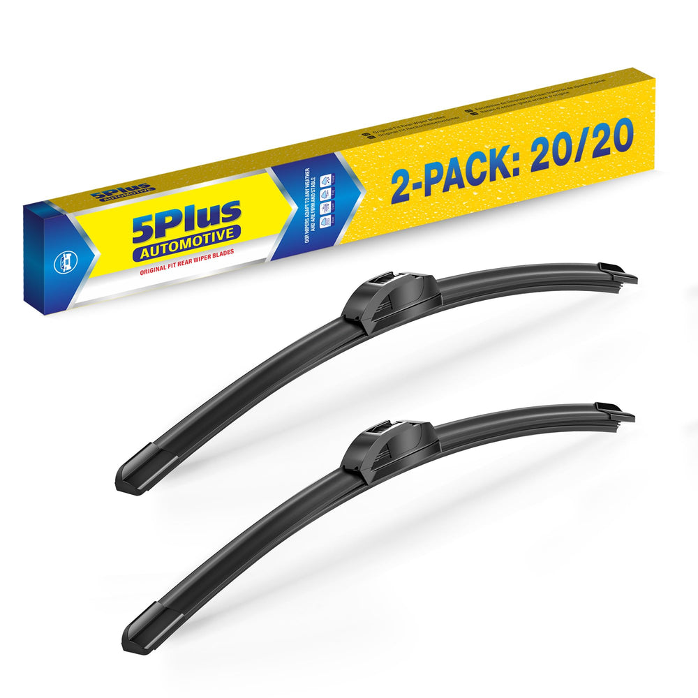 5 PLUS front packaging displaying two 20-inch blades and fit details for quick selection