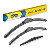 5 PLUS front packaging showing the complete three-piece wiper kit and easy replacement benefit