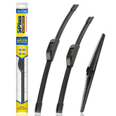 5 PLUS 3-pack packaging showing all three wipers and fitment benefits