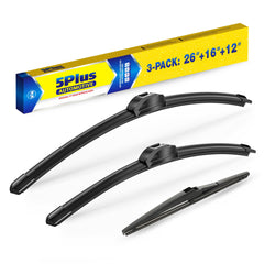 5 PLUS front packaging showing RAV4-fit wiper set and quick fit benefit