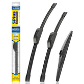 5 PLUS front packaging showing three wipers and fit info for fast identification and confident purchase