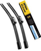 5 PLUS front packaging of wiper blades showing included 22 and 18 inch set and top-lock fit benefit