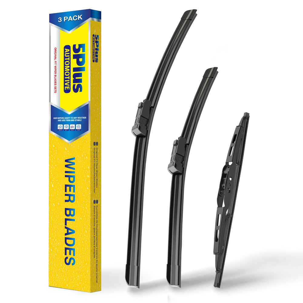 5 PLUS front packaging showing full blade set and fit information for convenience