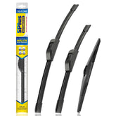 5 PLUS front packaging showing three blades and fitment for Santa Fe