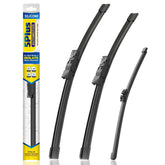 5 PLUS front packaging showing three-piece wiper set and fitment benefit
