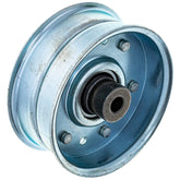 8TEN idler pulley front face showing smooth contact surface and durable finish