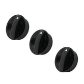 A ABIGAIL front view of three replacement knobs showing factory-like appearance and easy swap benefit