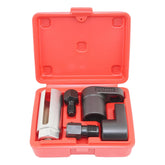 A ABIGAIL front view of 5-piece socket set showing all components and storage benefit