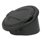 A ABIGAIL front view of fuel filler door showing sleek fit and durable finish