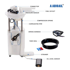 A ABIGAIL side image of sending unit showing float and accurate level readings benefit