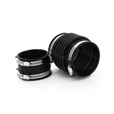 A ABIGAIL intake hose front view showing full duct tube and benefit of proper airflow