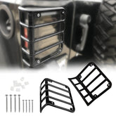 A ABIGAIL rear taillight cover installed on Jeep JK rear showing clean fit and protection
