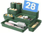 A-LuGei front packaging showing full 28-piece clear organizer set for tidy drawers