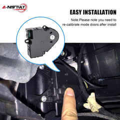 A-NAFTULY actuator side profile mounted demonstrating OE-like alignment