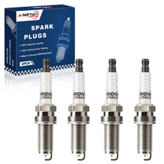 A-NAFTULY front packaging showing four iridium spark plugs and fitment information