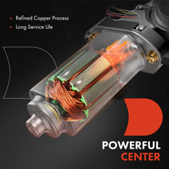 A-Premium two-pin electrical connector detail for easy plug-and-play installation