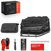 A-Premium front packaging showing full 42RLE pan kit and included parts benefit quick installation