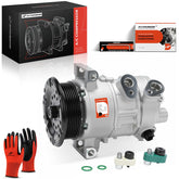 A-Premium compressor front view showing mounting points and fitment benefit